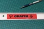 Brother TZe-461 Cinta Laminada de 36 mm, Negro sobre Rojo