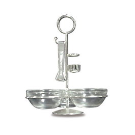Parrini & Migliorati Azucarero Rotante 3 Compartimentos de Plata - Orfebrería