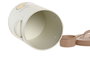 DKD Home Decor Bote Basicos Beige 15x22x17 cm, Metal, 6 Unidades - Para Comida de Gato