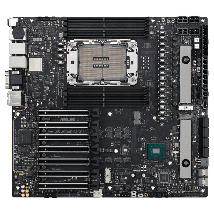 ASUS LGA4677 W790E-Sage SE Placa Base para Puesto de Trabajo Intel W790 DDR5 EEB