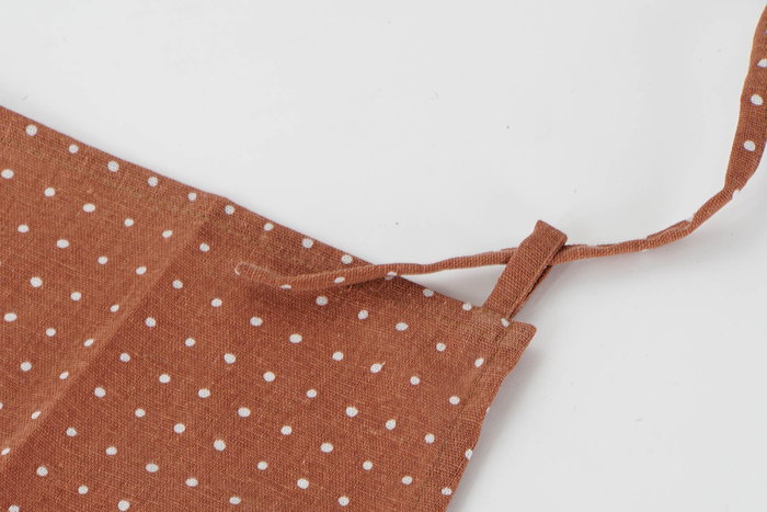 DKD Home Decor Delantal Basicos Azul Celeste Marron 0.5 x 80 x 70 cm (12 Unidades)