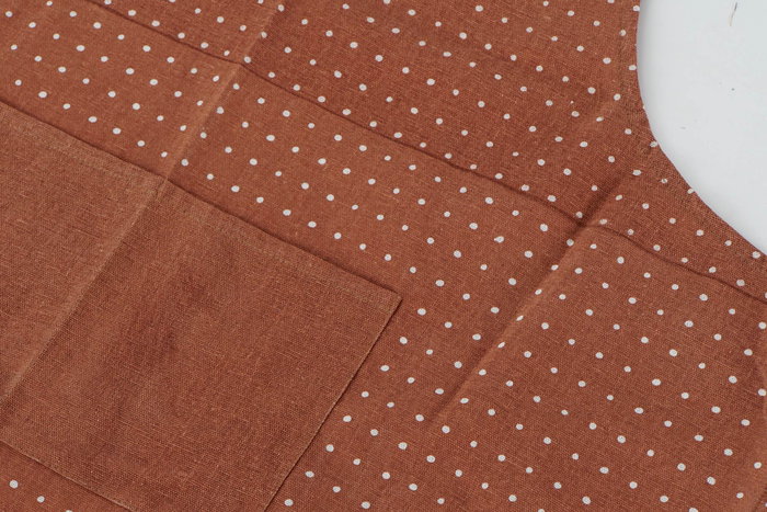 DKD Home Decor Delantal Basicos Azul Celeste Marron 0.5 x 80 x 70 cm (12 Unidades)