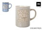 Inde Mug 450 Cc "Needs" Md - 8,5 cm Ancho x 12 cm Alto x 12 cm Largo (24 Unidades)