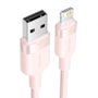 Vention LANBH Cable USB Lightning Macho a Lightning Macho 480Mbps 1m Rosa