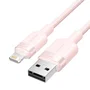 Vention Cable USB a Lightning de 1m, USB-A Macho a Lightning Macho, 480 Mbps, Transferencia y Carga, Trenzado, Color Rosa