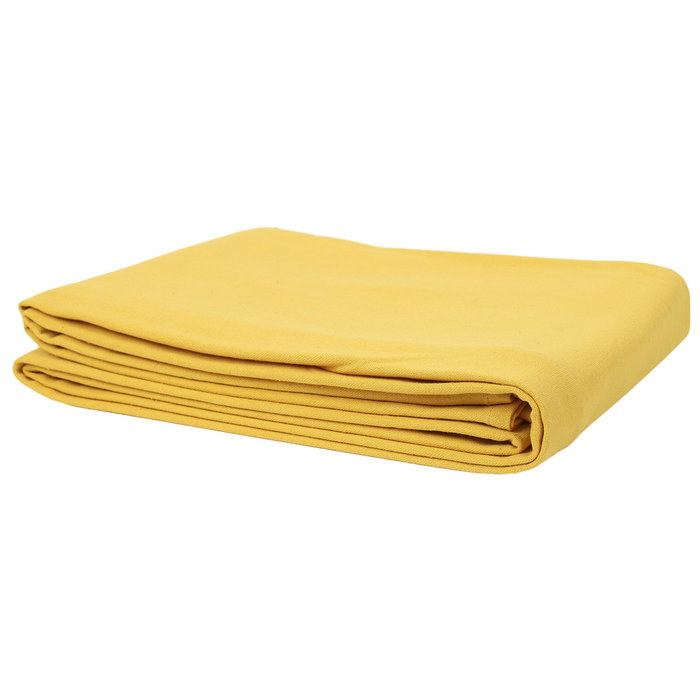 Home Deco Factory Mantel Mostaza 140x250 cm Poliester-Algodón