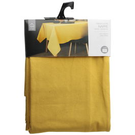 Home Deco Factory Mantel Mostaza 140x250 cm Poliester-Algodón