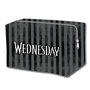Cerdá Neceser de Aseo y Viaje Polipiel Wednesday Negro | Bolsa de Tocador Infantil para Niños con Diseño de Wednesday 11x6.4x20cm