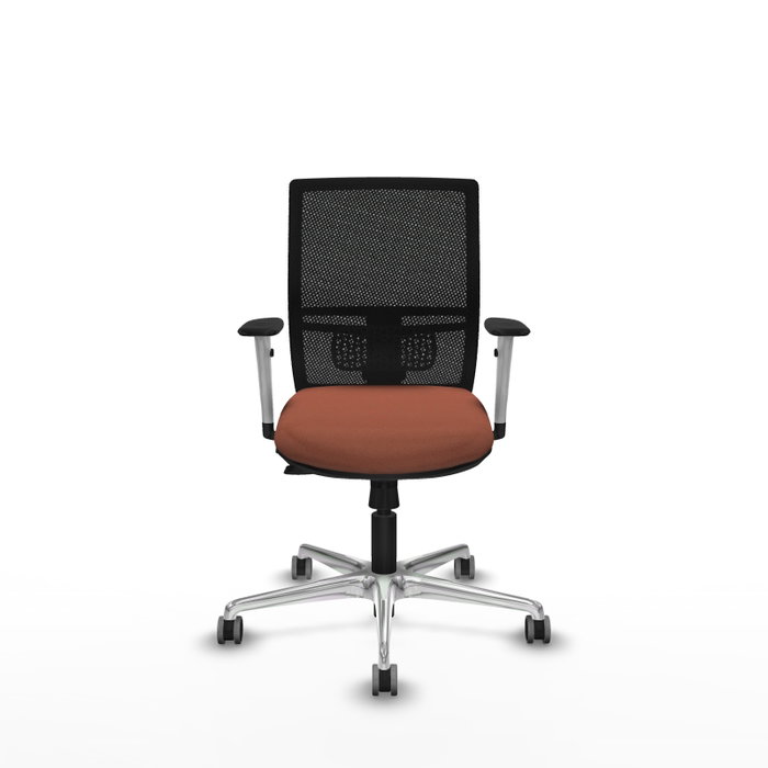 PIQUERAS Y CRESPO Silla de oficina Yunquera con mecanismo Sincro/Traslack Marrón y Negro PIQUERAS Y CRESPO Silla de oficina Yunquera con mecanismo Sincro/Traslack Marrón y Negro