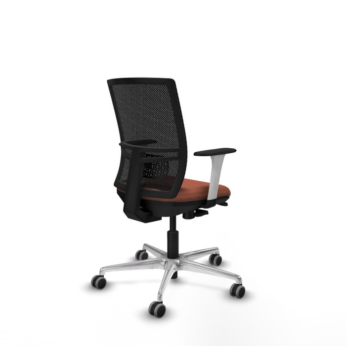 PIQUERAS Y CRESPO Silla de oficina Yunquera con mecanismo Sincro/Traslack Marrón y Negro PIQUERAS Y CRESPO Silla de oficina Yunquera con mecanismo Sincro/Traslack Marrón y Negro