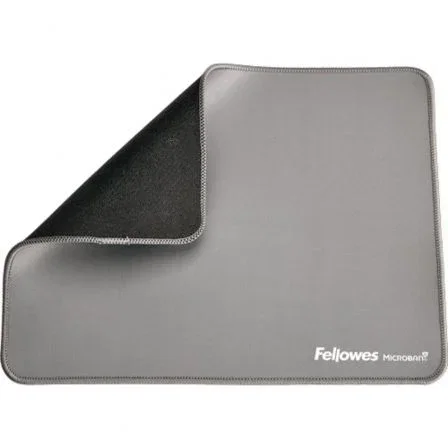 Fellowes 100139316 Alfombrilla Ratón XL 2.5x28x21 cm Gris Antibacteriana Microban Reciclada