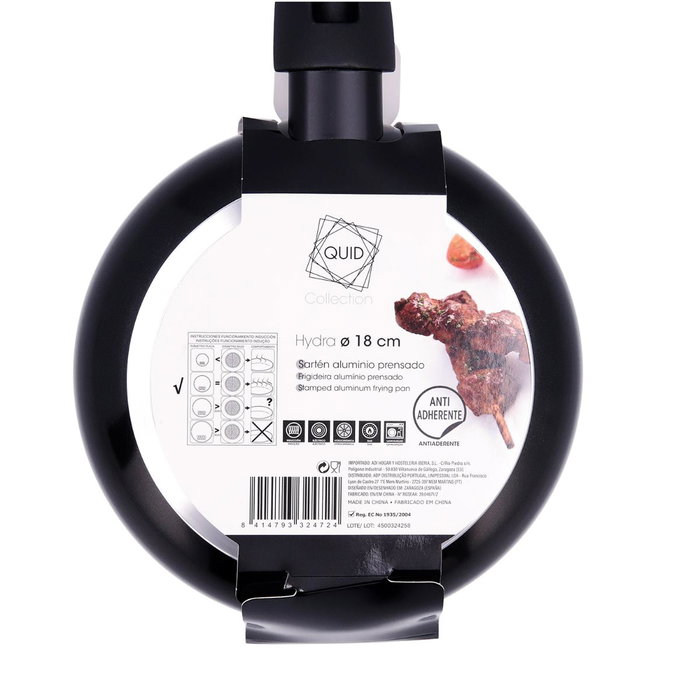 Sartén de Aluminio Estampado Hydra Quid 18 cm (6 Unidades)