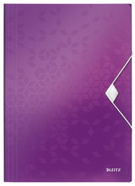 Carpeta De Gomas Y Solapas Leitz Wow Pp A4 Violeta (Set de 10)