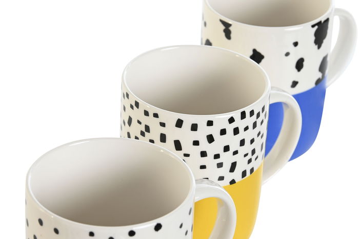 DKD Home Decor Mug Urban Multicolor Porcelana 8 x 10 x 11 cm (12 Unidades) 380ml Apto Microondas y Lavavajillas Detalle Animal DKD Home Decor Mug Urban Multicolor Porcelana 8 x 10 x 11 cm (12 Unidades) 380ml Apto Microondas y Lavavajillas Detalle Animal