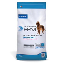 Virbac HPM Canine Adult Sensitive Neutered Large & Medium 12kg