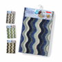 Hidalgo Alfombra de baño zig zag antideslizante 40 x 60 cm