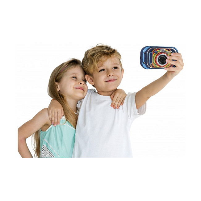 VTech Kidizoom Touch 5.0 Cámara Digital para Niños de 5 a 12 Años, Azul, 5 MP, Pantalla Táctil LCD 3.5", Incluye Pilas y Correa