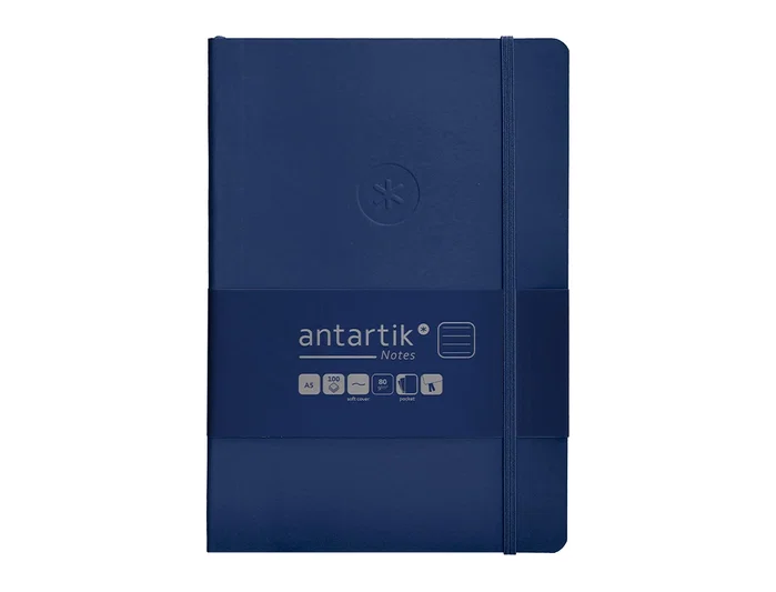 Antartik Cuaderno Antartik Notes Tapa Blanda Azul Marino A5