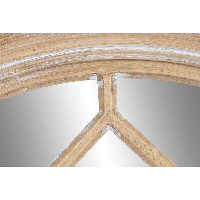 DKD Home Decor Espejo Redondo de Paulownia y Cristal Decapé Natural 69x69 cm DKD Home Decor Espejo Redondo de Paulownia y Cristal Decapé Natural 69x69 cm