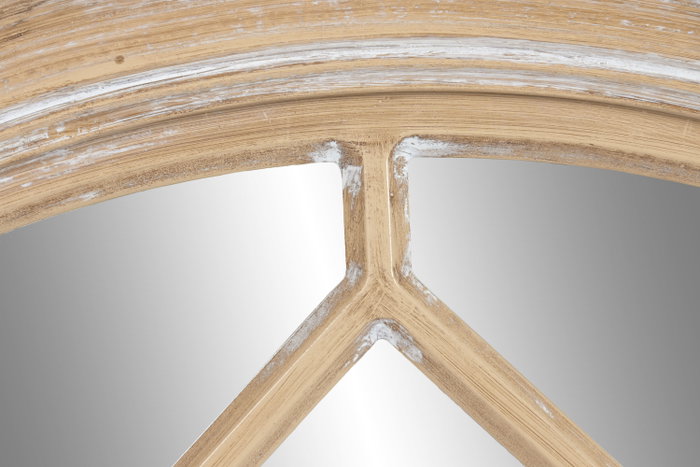 DKD Home Decor Espejo Redondo de Paulownia y Cristal Decapé Natural 69x69 cm DKD Home Decor Espejo Redondo de Paulownia y Cristal Decapé Natural 69x69 cm