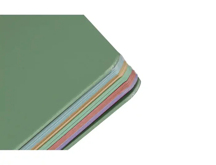 Antartik Cuaderno Espiral Micro A4 Tapa Foam 120 Hojas 90gr Cuadriculado 5mm Color Verde Matcha