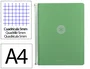 Antartik Cuaderno Espiral Micro A4 Tapa Foam 120 Hojas 90gr Cuadriculado 5mm Color Verde Matcha