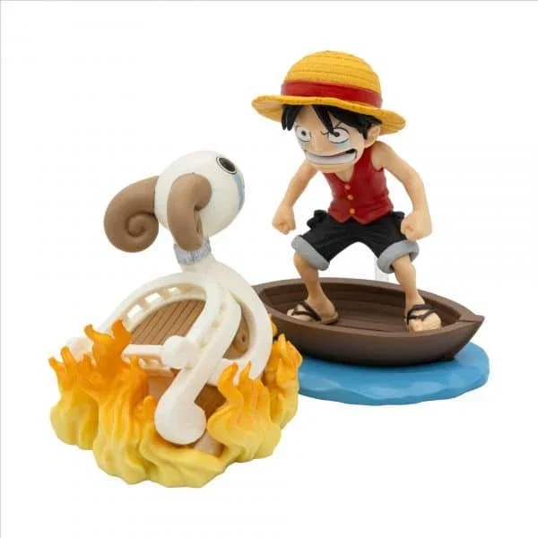 Banpresto Figura Luffy & Going Merry Log Stories One Piece 8cm