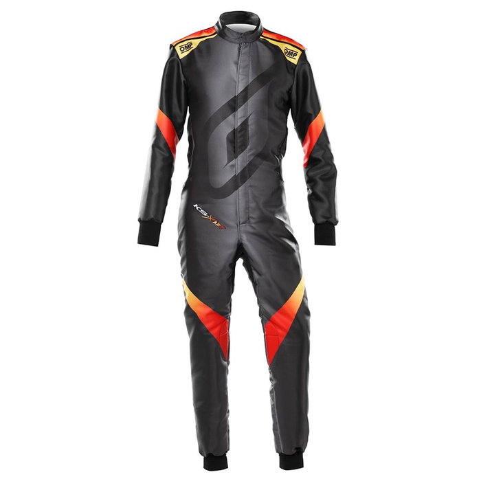 Omp Traje de Carreras Ks X Art FIA 8877-2022 Negro/Amarillo/Rojo Talla 52 Omp Traje de Carreras Ks X Art FIA 8877-2022 Negro/Amarillo/Rojo Talla 52