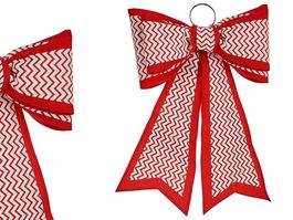 Krist+ Lazo 40x60 cm Blanco y Rojo PVC (Set de 6)