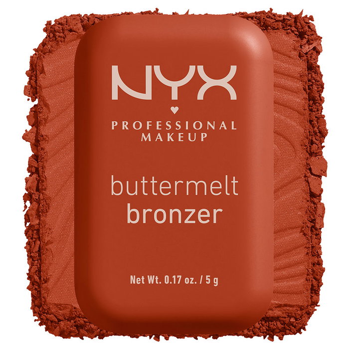 NYX Professional Makeup Buttermelt Bronzer #07,5 Butta Match - Bronceador en Polvo con Mantecas, 5 g