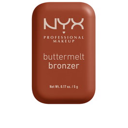 NYX Professional Makeup Buttermelt Bronzer #07,5 Butta Match - Bronceador en Polvo con Mantecas, 5 g