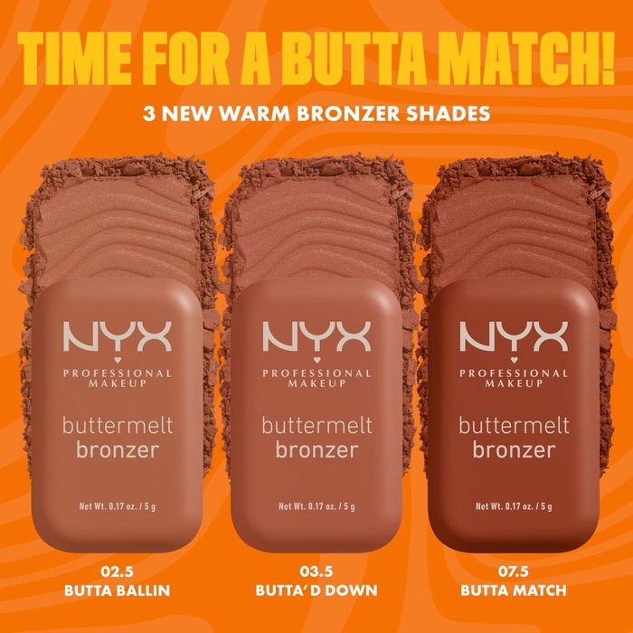 Nyx Professional Make Up Buttermelt Bronzer 07,5-Butta Match