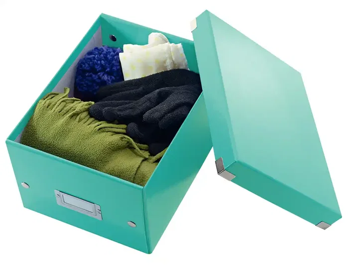 Leitz Click & Store Caja de Almacenamiento Universal Pequeña Turquesa 216x160x282 mm para Documentos A5 Leitz Click & Store Caja de Almacenamiento Universal Pequeña Turquesa 216x160x282 mm para Documentos A5