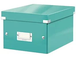 Leitz Click & Store Caja de Almacenamiento Universal Pequeña Turquesa 216x160x282 mm para Documentos A5