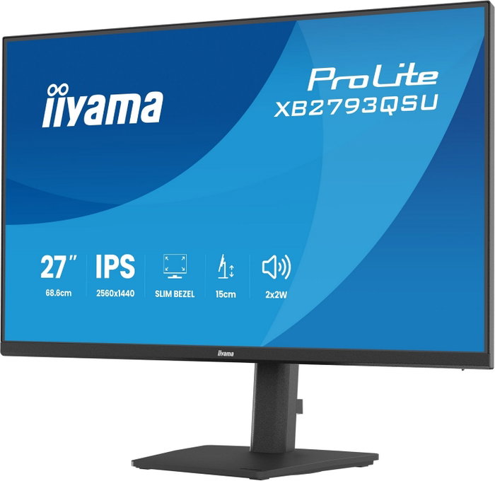 iiyama ProLite XB2793QSU-B1 Monitor 27 pulgadas QHD IPS 75Hz Black