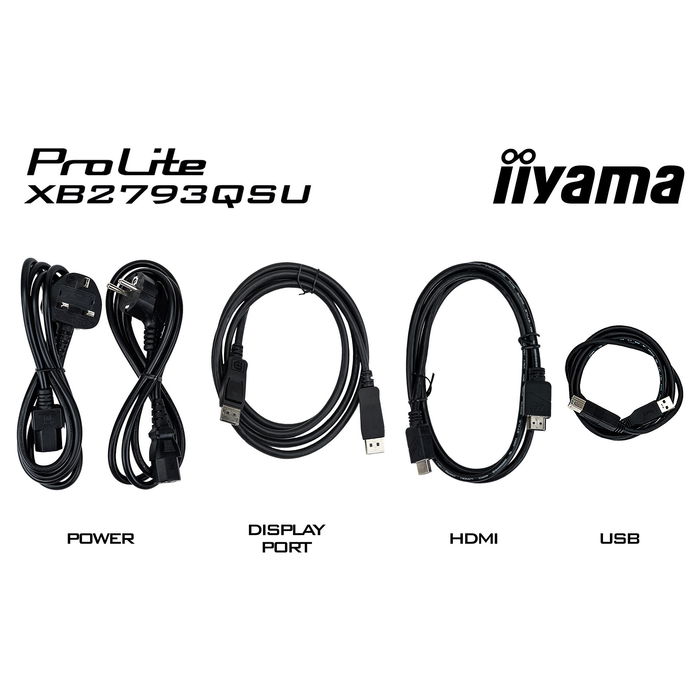 iiyama ProLite XB2793QSU-B1 Monitor LED IPS 27" 2560x1440 Quad HD 75Hz AMD FreeSync HDMI DP Altavoces Negro