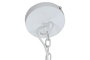 DKD Home Decor Lámpara de Techo de Hierro y Madera Blanco