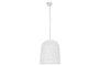 DKD Home Decor Lámpara de Techo de Hierro y Madera Blanco