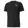 Camiseta de Manga Corta Hombre Puma Essentials Small Logo Negro