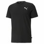 Camiseta de Manga Corta Hombre Puma Essentials Small Logo Negro