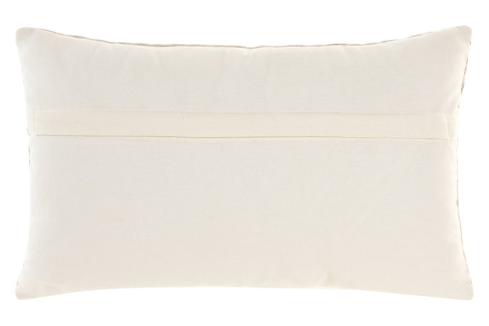 DKD Home Decor Cojín de Algodón Bordado a Mano Beige 50x30 cm DKD Home Decor Cojín de Algodón Bordado a Mano Beige 50x30 cm