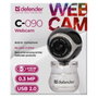 IronKey C-090 Webcam USB 2.0 0.3 MP Negra - Videocámara para PC