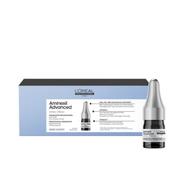 L'Oréal Professionnel Paris Aminexil Advanced - Sérums activadores anti-caída para cabello frágil, 42 ampollas de 6 ml enriquecidas con 1.5% Aminexil