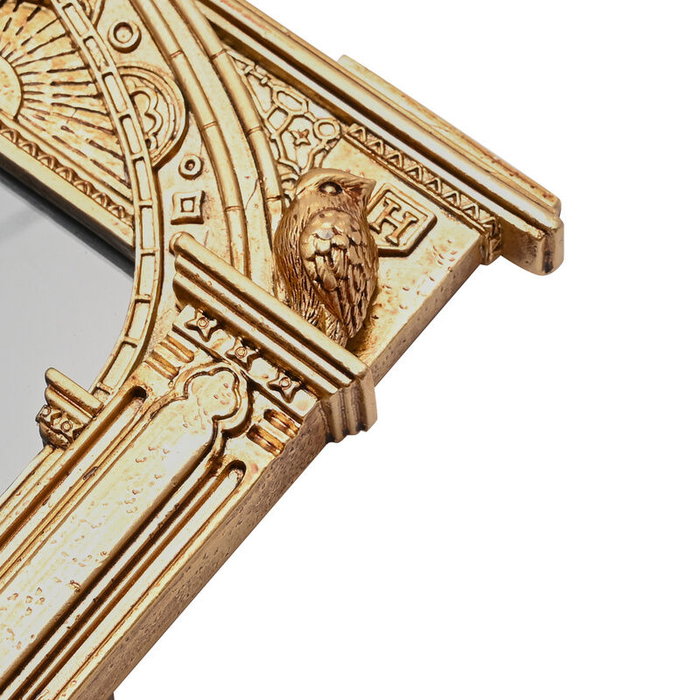 WIDDOP & CO - Marco de Fotos Hogwarts Harry Potter, Entrada 3D en Resina con Acabado Metálico Dorado y Soporte Incluido WIDDOP & CO - Marco de Fotos Hogwarts Harry Potter, Entrada 3D en Resina con Acabado Metálico Dorado y Soporte Incluido