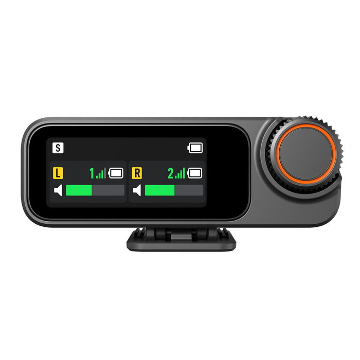 DJI Mic 3 Receptor de Micrófono Inalámbrico con Pantalla AMOLED de 1,1 pulgadas