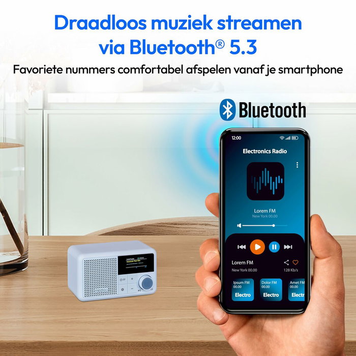 Medion LIFE® S66822 Radio Portátil DAB+ Bluetooth Aguamarina Medion LIFE® S66822 Radio Portátil DAB+ Bluetooth Aguamarina