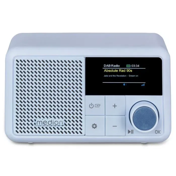 Medion AAAQH12606 Mini Radio DAB/FM Mono 2W RMS Azul