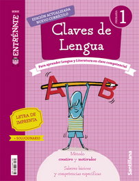 SANTILLANA, (22).CUAD.LENGUA 1ºPRIM.SCRIPT (ENTRENATE) - CUADERN LENGUA/QUADERN LLENGUA