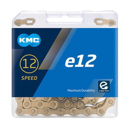 KMC Cadena e12 Ti-N 12 velocidades 130 eslabones para E-Bike con MissingLink