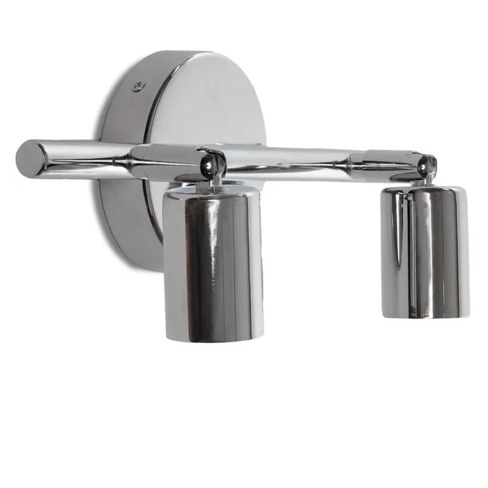 Aplique de Pared 2xGU10 Sin Lámpara Georgia HO-APL-GU10-003 Orientable Aluminio Interior